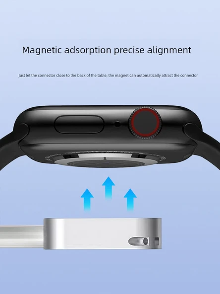 Mini Taşınabilir 3'ü 1 Arada Hızlı Şarj Aleti - Kırmızı iWatch/Telefon/Kulaklık - 4