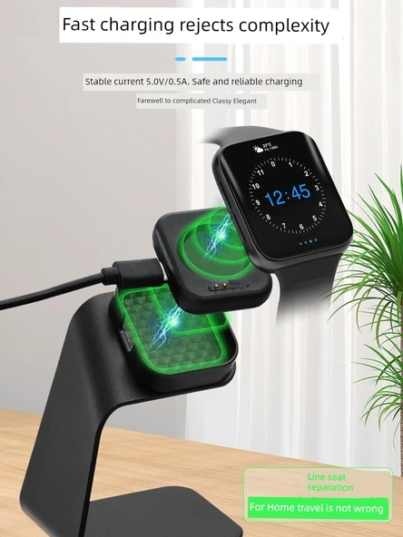 Oppo Watch Şarj Standı - Gümüş [WATCH3 nesli] - 5