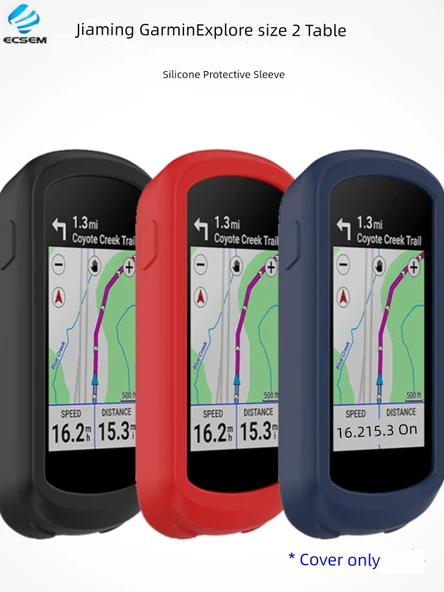Garmin Edge Explore 2 Buz Gölü Yeşili Silikon Kılıf - 2