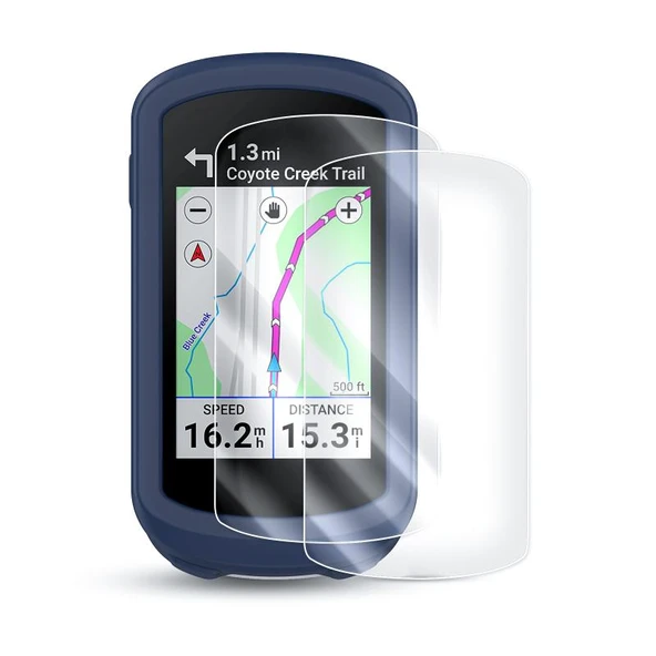 Garmin Edge Explore 2 Gece Mavisi Kılıf + 2 Temperli Film