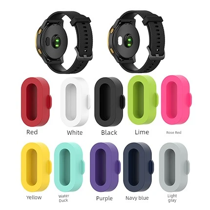 Garmin Fenix Spor Saat Şarj Adaptörü - Nötr Toz Tıkacı 10 Renk
