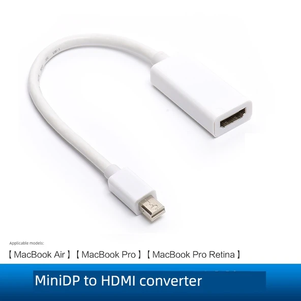 Mini DisplayPort - HDMI Adaptörü - Beyaz
