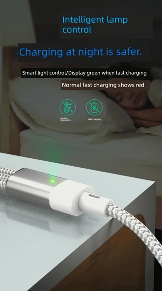 3'ü 1 Arada PD27W 60W Manyetik Kablosuz Şarj Aleti 1.2m - Gümüş - Apple için - 8