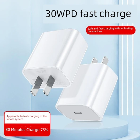 30W PD Hızlı Şarj Başlığı - Kutulu - 2