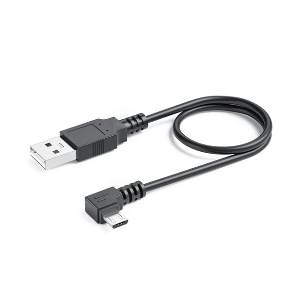 Dirsekli Mikro USB Data Kablosu - 1m - Yukarı - 3
