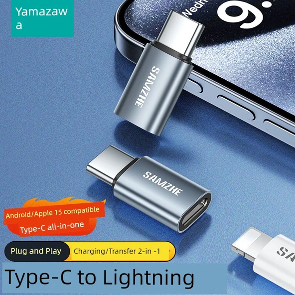 Type-C - Lightning Adaptör - Şarj ve Veri Aktarımı