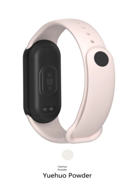 Xiaomi Mi Band 3/4/NF Uyumlu Sakura Pembesi Silikon Kordon - 5