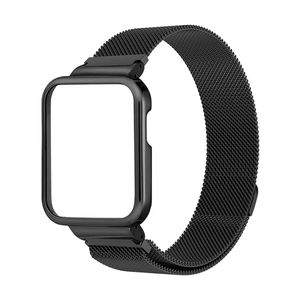 Redmi Watch 3 Milan Manyetik Siyah Kordon