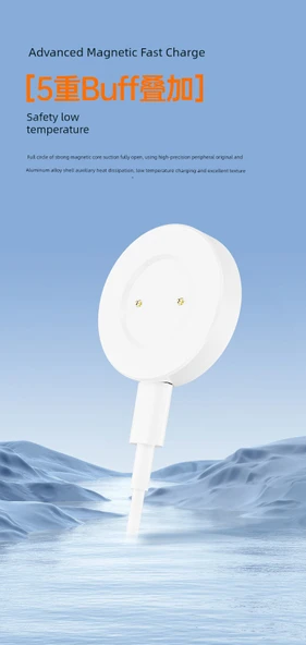 Huawei GT3 GT4 GT5Pro Şarj Aleti Gelişmiş Beyaz Şarj Ünitesi ve Hızlı Şarj Kablosu - 9