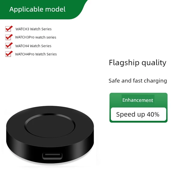 Huawei Watch3 4Pro Şarj Aleti Gelişmiş Siyah Şarj Ünitesi