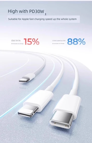 Apple 8-16 Şarj Aleti için PD20W Hızlı Şarj Başlığı (Kablo Yok) - 10