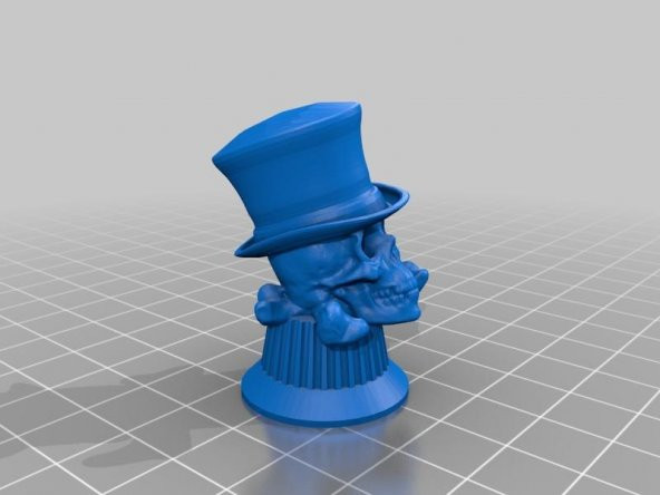 Deli Kafatası Şapka Gitar Topuzu - Tt Plastik Aparat - 2