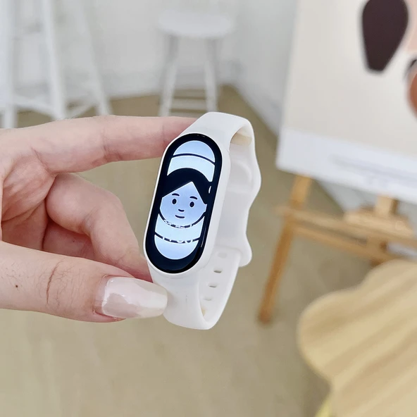 Xiaomi Mi Band 9 Seramik Kordon - Beyaz