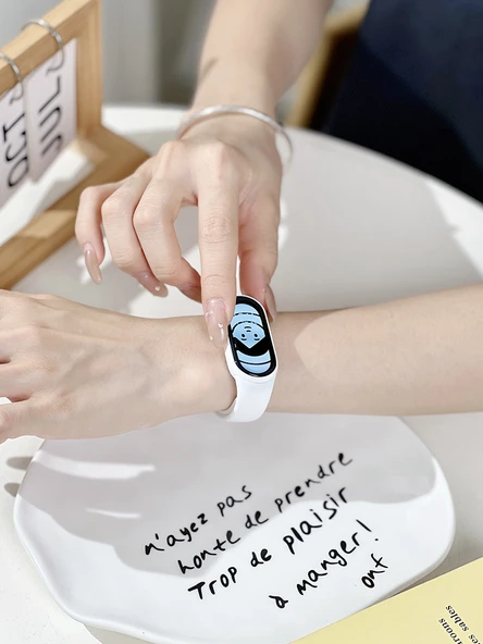 Xiaomi Mi Band 8 Silikon Kordon - Şarap Kırmızısı - 3