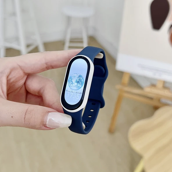 Xiaomi Mi Band 8 Silikon Kordon - Mavi
