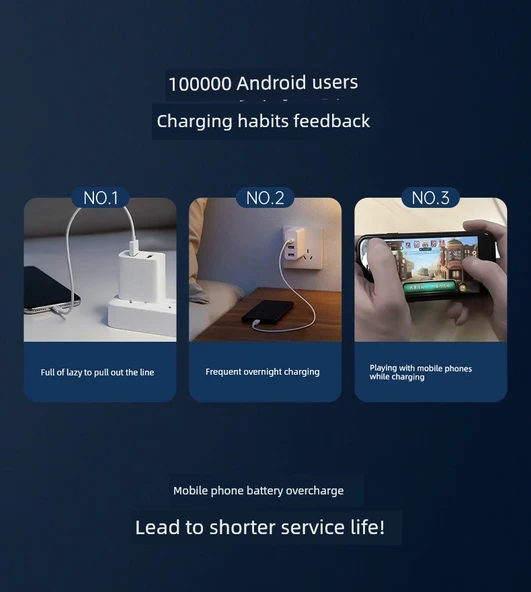 1m Siyah Otomatik Kapanan 4A Hızlı Şarj Micro USB Data Kablosu - 10