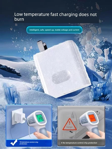 88W Çift Port Hızlı Şarj Aleti - 1.5 Metre USB Kablolu - 4