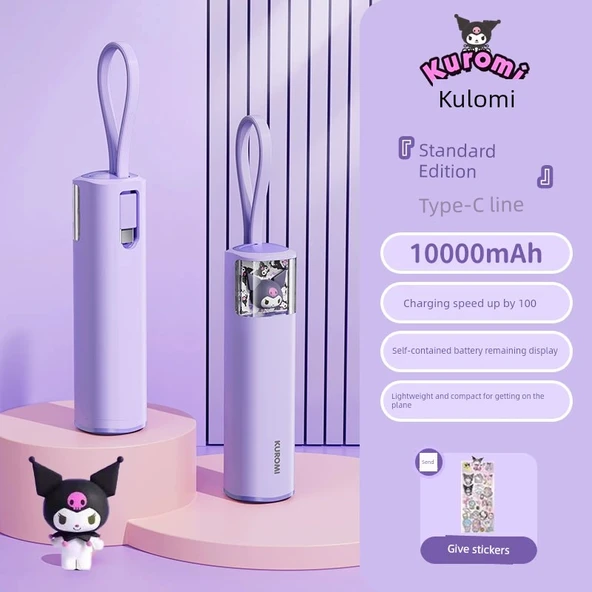 Culomi 10000mAh Taşınabilir Şarj Aleti - Type-C Girişli