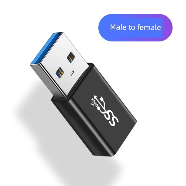 USB 3.0 Erkek Dişi Adaptör - Yüksek Hızlı Veri Aktarımı