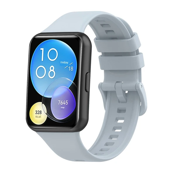 Huawei Fit2 Uyumlu Silikon Kordon - Ada Mavisi