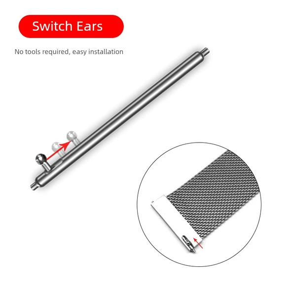 Xiaomi 7Pro 18mm Hızlı Çıkarılabilir Ham Uçlu Saat Kordonu (2'li Paket) - 3