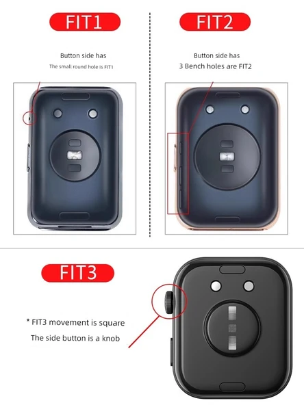 Huawei Fit2/Vitality/Fashion/Elegant Koyu Gri Denim Saat Kordonu ve Ekran Koruyucu Film - 7