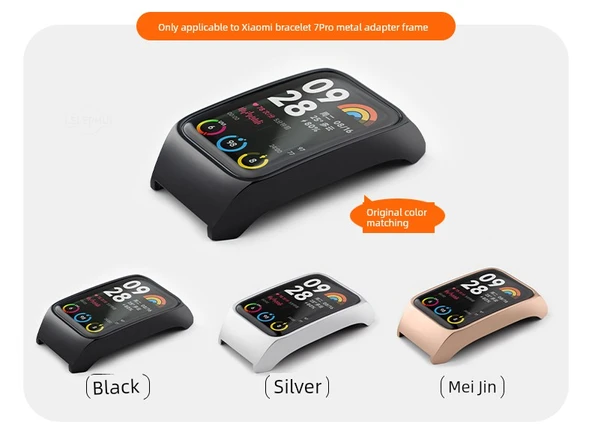 Xiaomi Mi Band 8 Pro Milanese Kordon - Gül Kurusu (Model 1) (Film Hediyeli) - 10
