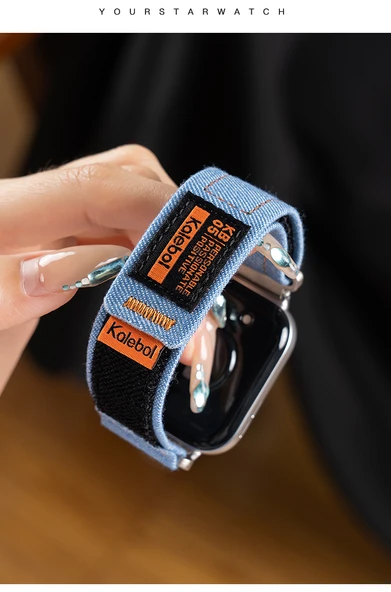 Huawei Fit3 Safir Mavi Denim Saat Kordonu ve Ekran Koruyucu Film - 9