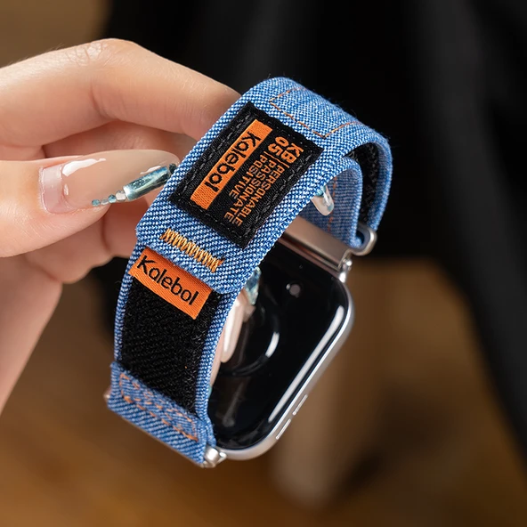 Huawei Fit3 Safir Mavi Denim Saat Kordonu ve Ekran Koruyucu Film