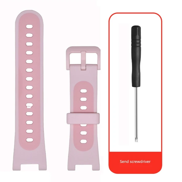 Mi Tu 6 Pembe Akıllı Çocuk Saati Kordonu - Xiaomi Mi Bunny