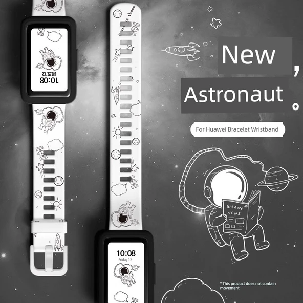 Huawei Band 8/9 Astronot Desenli Kordon