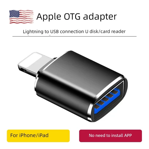 Lightning - USB OTG Adaptör - Apple Uyumlu