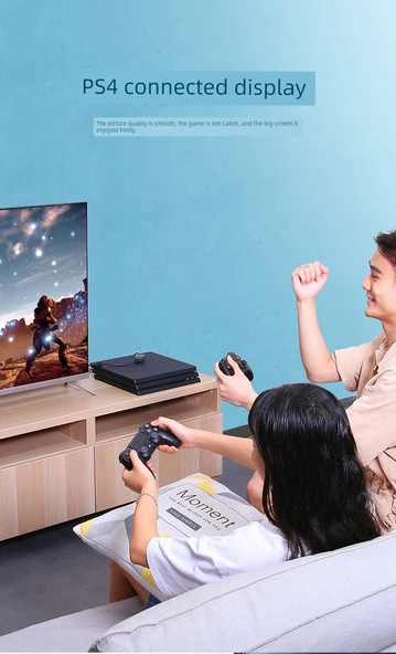 HDMI - VGA Dönüştürücü Adaptör Kablosu - USB-C Güç Kaynağı 0.2 Metre - 10