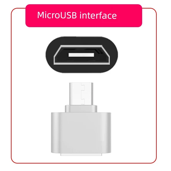 Micro USB - USB OTG Adaptör - Android Uyumlu