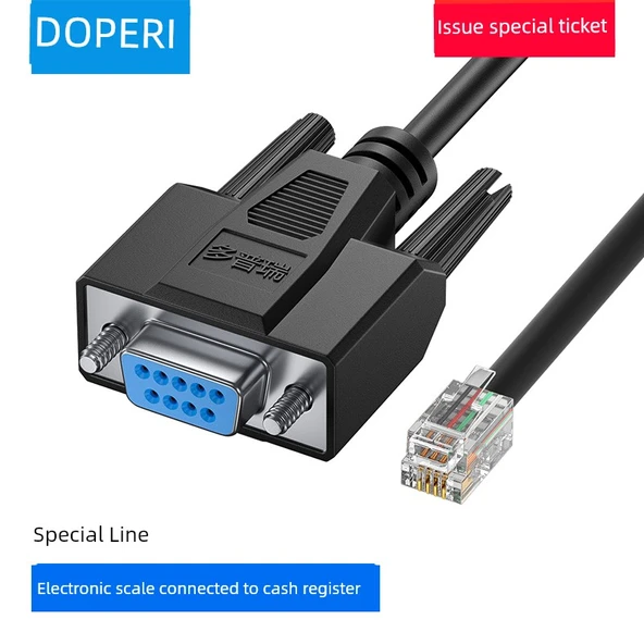 Elektronik Terazi Seri Port - RJ11 Data Kablosu - 1.5 Metre