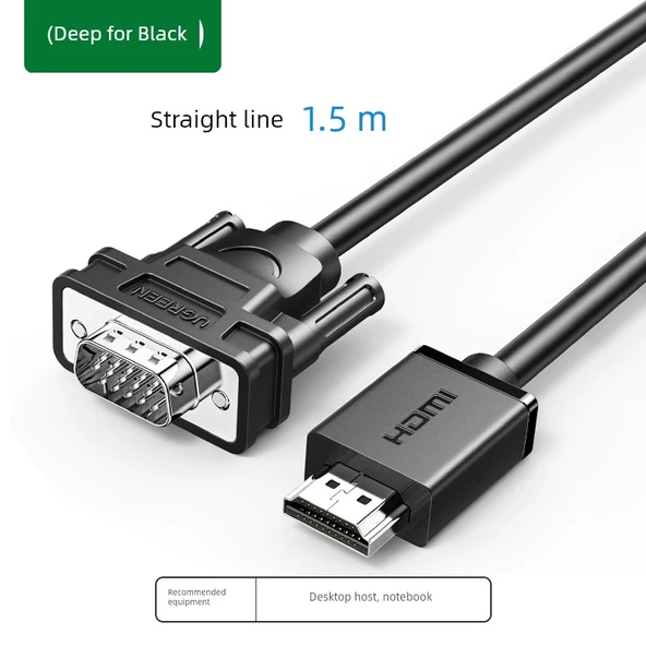 HDMI - VGA Dönüştürücü Adaptör Kablosu - Direkt Hat 1.5 Metre