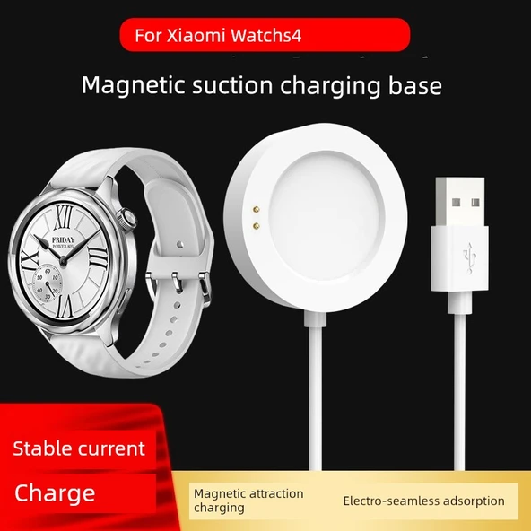 Xiaomi Watch S1 Active Siyah Şarj Aleti + Şarj Başlığı - 7