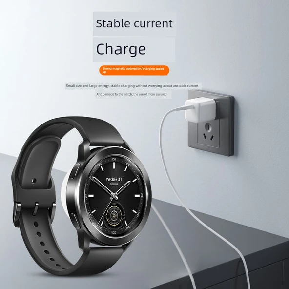 Xiaomi Watch S1 Active Siyah Şarj Aleti + Şarj Başlığı - 5