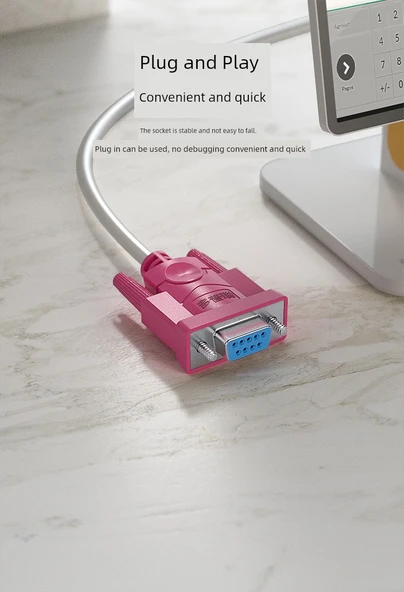 Elektronik Terazi Seri Port - RJ11 Data Kablosu - 1.5 Metre - 10