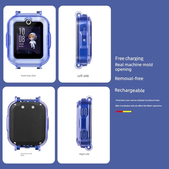 Huawei Çocuk Saati Koruyucu Kılıf - Kids 5Pro - Pudra - 3