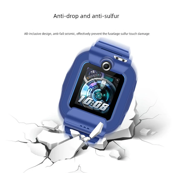 Huawei Kids Watch 4X Pembe Silikon Koruyucu Kılıf - 4