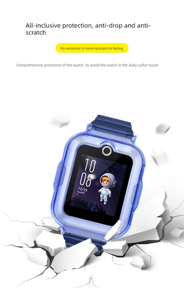 Huawei Çocuk Saati Koruyucu Kılıf - Kids 5Pro - Pudra - 10