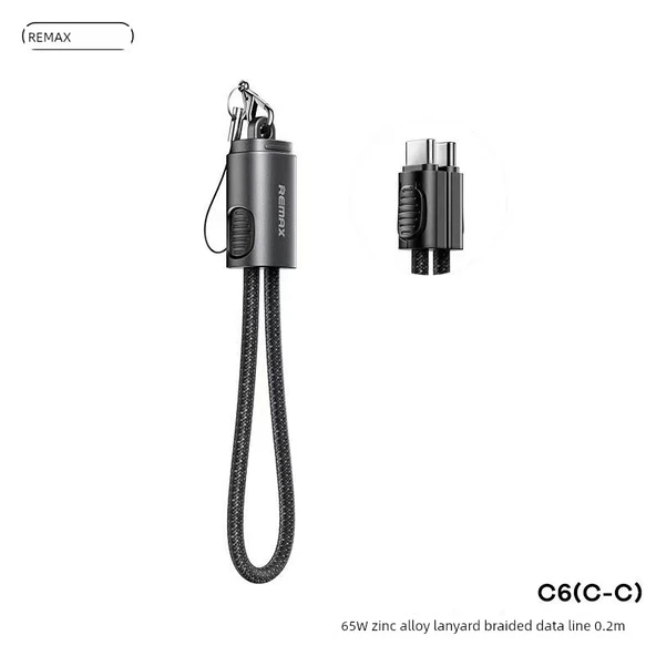 Type-C Type-C Hızlı Şarj ve Data Kablosu - 20cm - PD65W