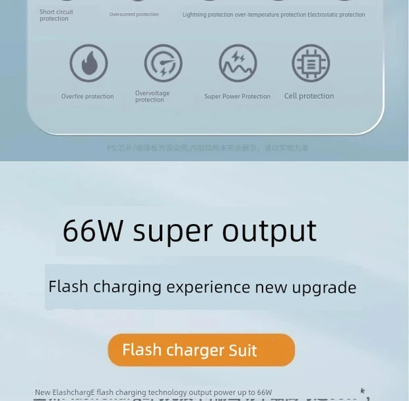Vivo iQOO Pad 66W Şarj Aleti - Başlık + 1m Kablo - 10