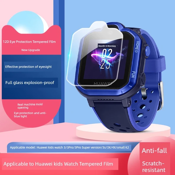 Huawei Çocuk Saati 5 New Yao Edition Ekran Koruyucu - Temperli Cam - 2 Adet - 2
