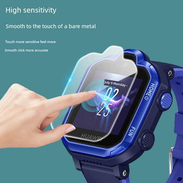 Huawei Çocuk Saati 3Pro/3Pro Super Edition Ekran Koruyucu - Temperli Cam - 2 Adet - 4
