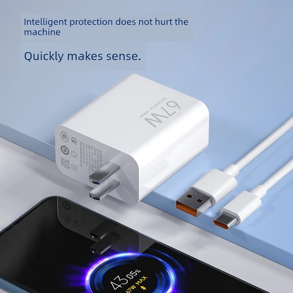 Xiaomi Mix Fold 4/3/2 için 67W Hızlı Şarj Aleti - 1.5m + 2m Kablo - 3