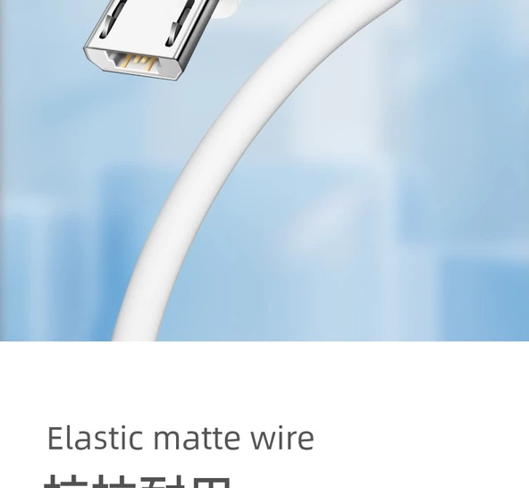 Android Micro USB Data Kablosu - Çift Motor Hızlı Şarj - 1 Metre - 10