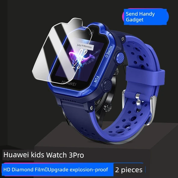 Huawei Çocuk Saati 3Pro/3Pro Super Edition Ekran Koruyucu - Temperli Cam - 2 Adet