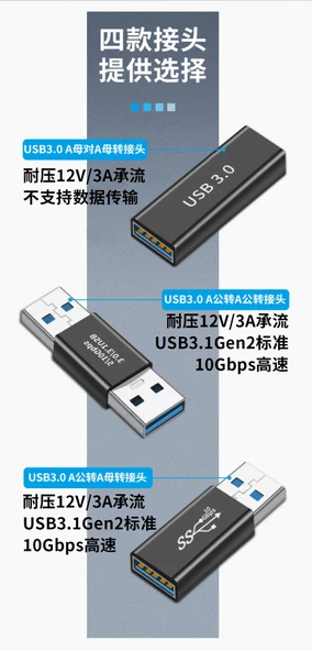 USB 3.0 Uzatma Kablosu - 1m Erkek - Dişi - Resim 8